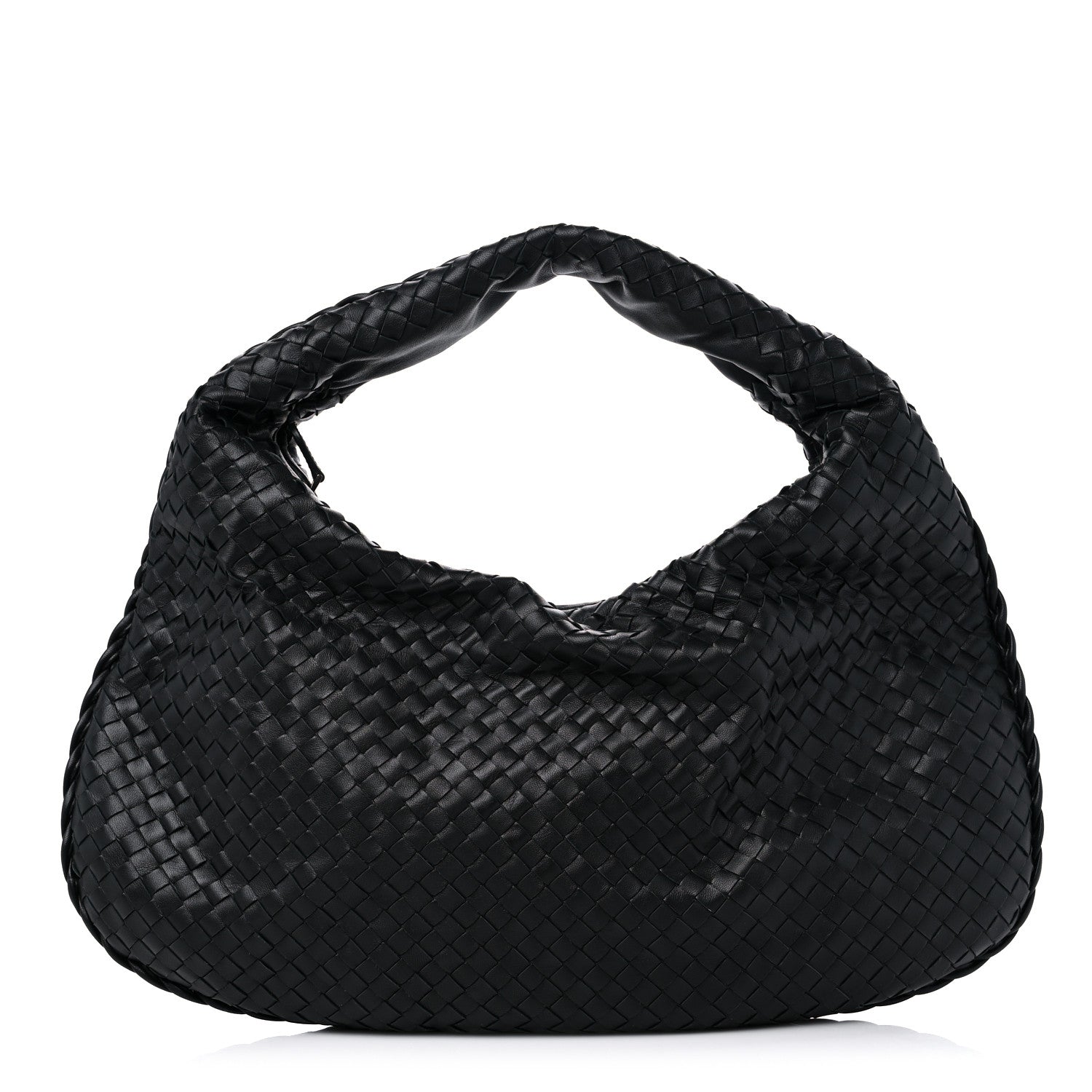Bottega Veneta Nappa Intrecciato Large Veneta Hobo Black 1 of 8
