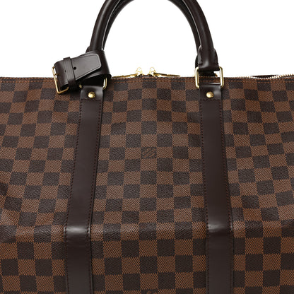 Louis Vuitton Damier Ebene Keepall 50 7 of 10