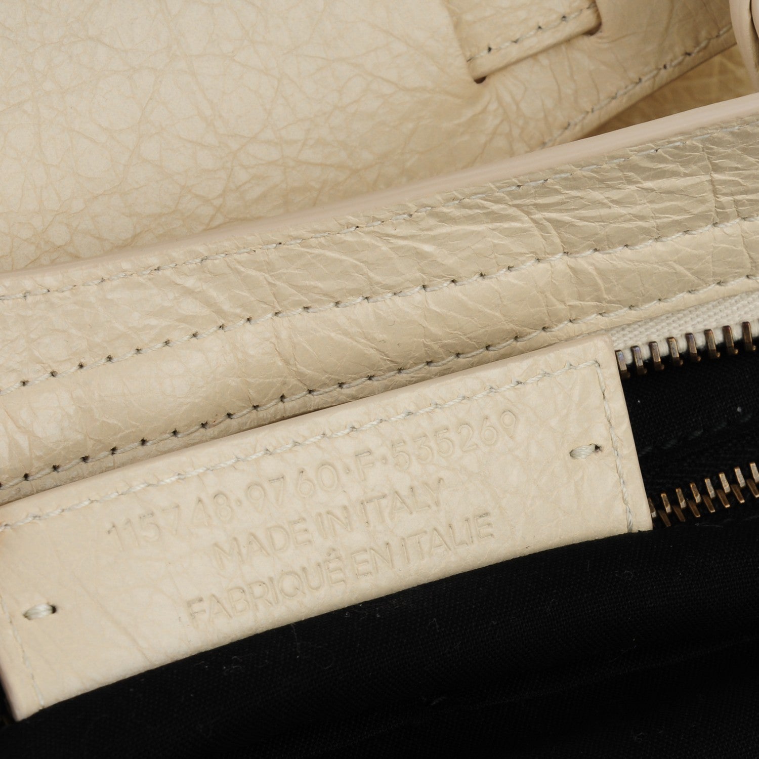 Balenciaga Agneau Classic Hardware City Blanc Creme Light Craie 7 of 7