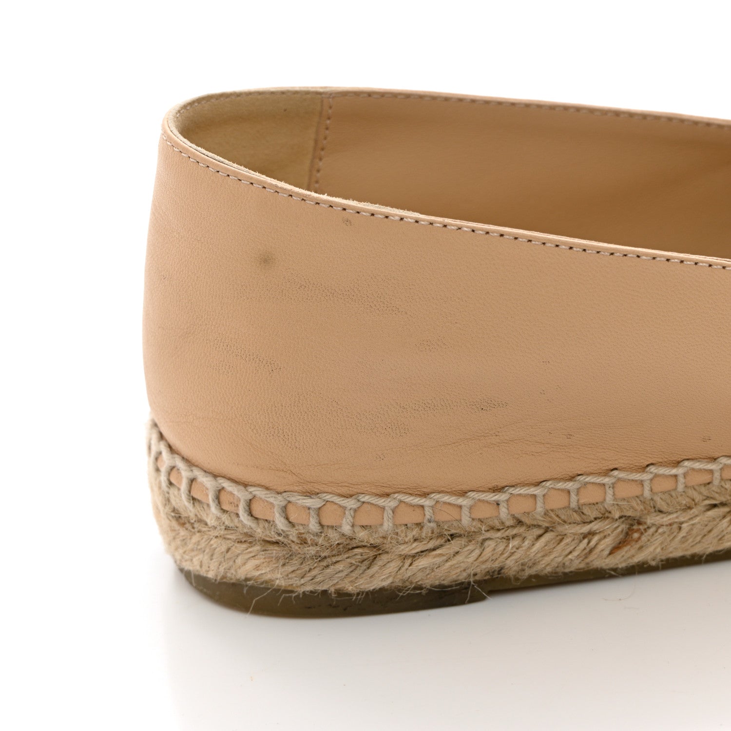 Chanel Lambskin CC Espadrilles 40 Beige Black 15 of 22