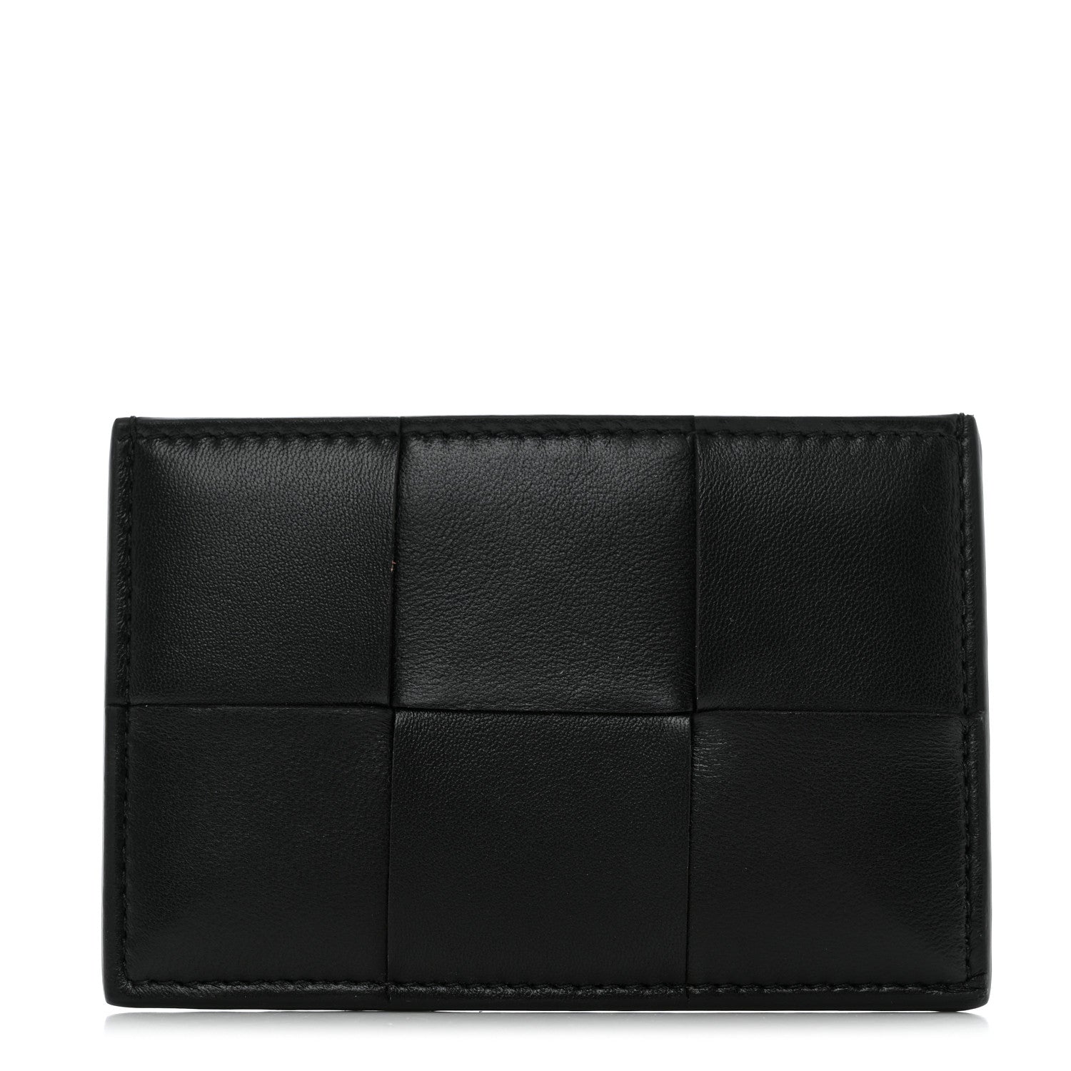 Bottega Veneta Nappa Maxi Intrecciato Card Holder Black 1 of 7