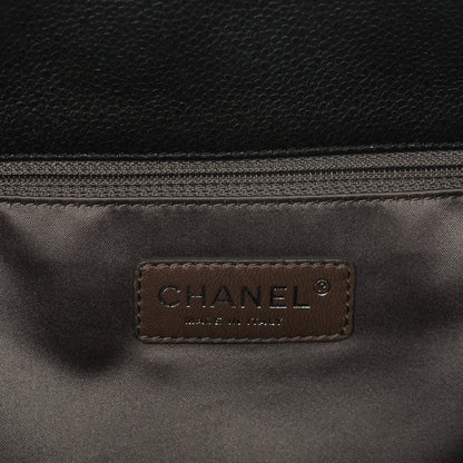 Chanel Caviar Quilted XXL Grand Shopping Tote GST Dark Grey 6 of 7