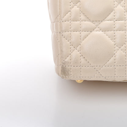 Christian Dior Lambskin Cannage Large Lady Dior Light Beige 16 of 21