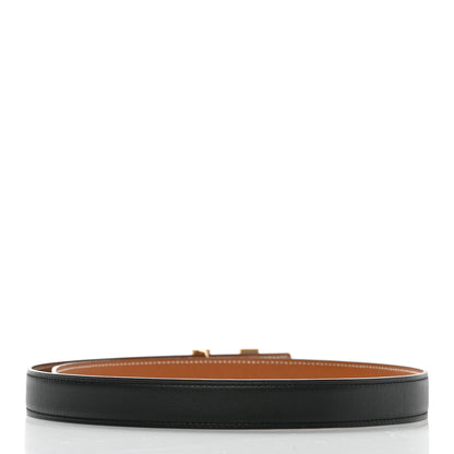 Hermes Swift Epsom 24mm Mini Martelee Constance Belt 80 Black Gold 2 of 8