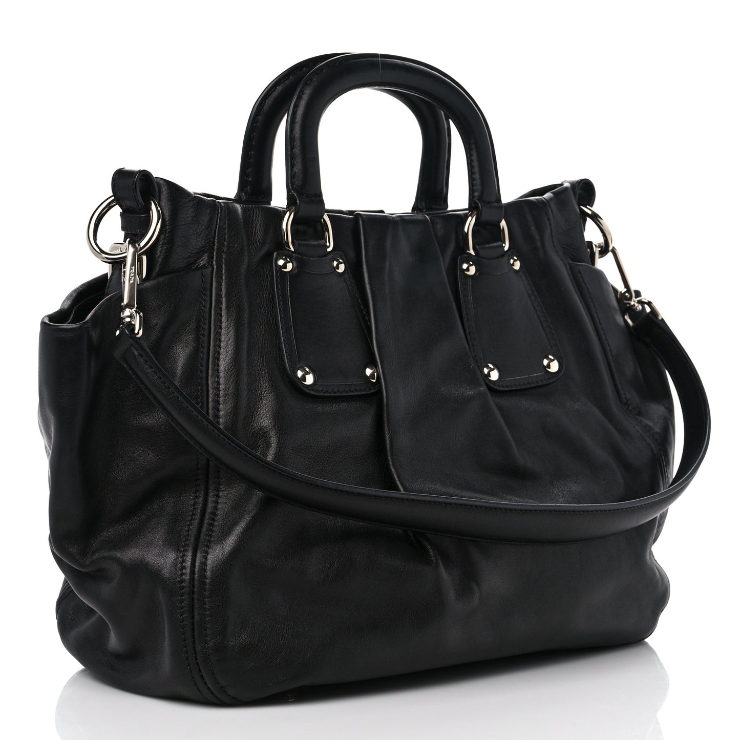 Soft Calf Satchel Black