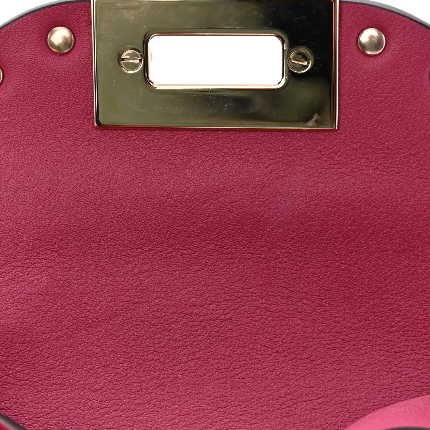 Valentino Garavani Vitello Mini Rockstud Flip Lock Crossbody Bag Deep Cyclamin 10 of 11