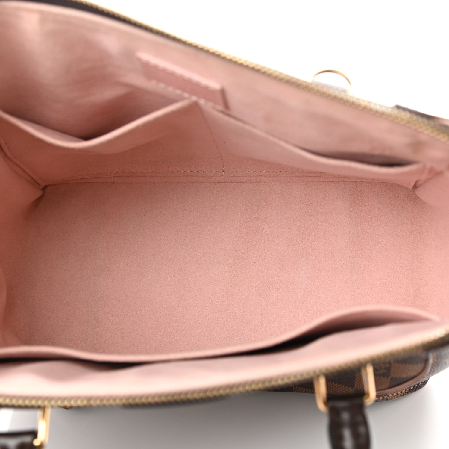 Louis Vuitton Damier Ebene Caissa Tote PM Rose Ballerine 4 of 10
