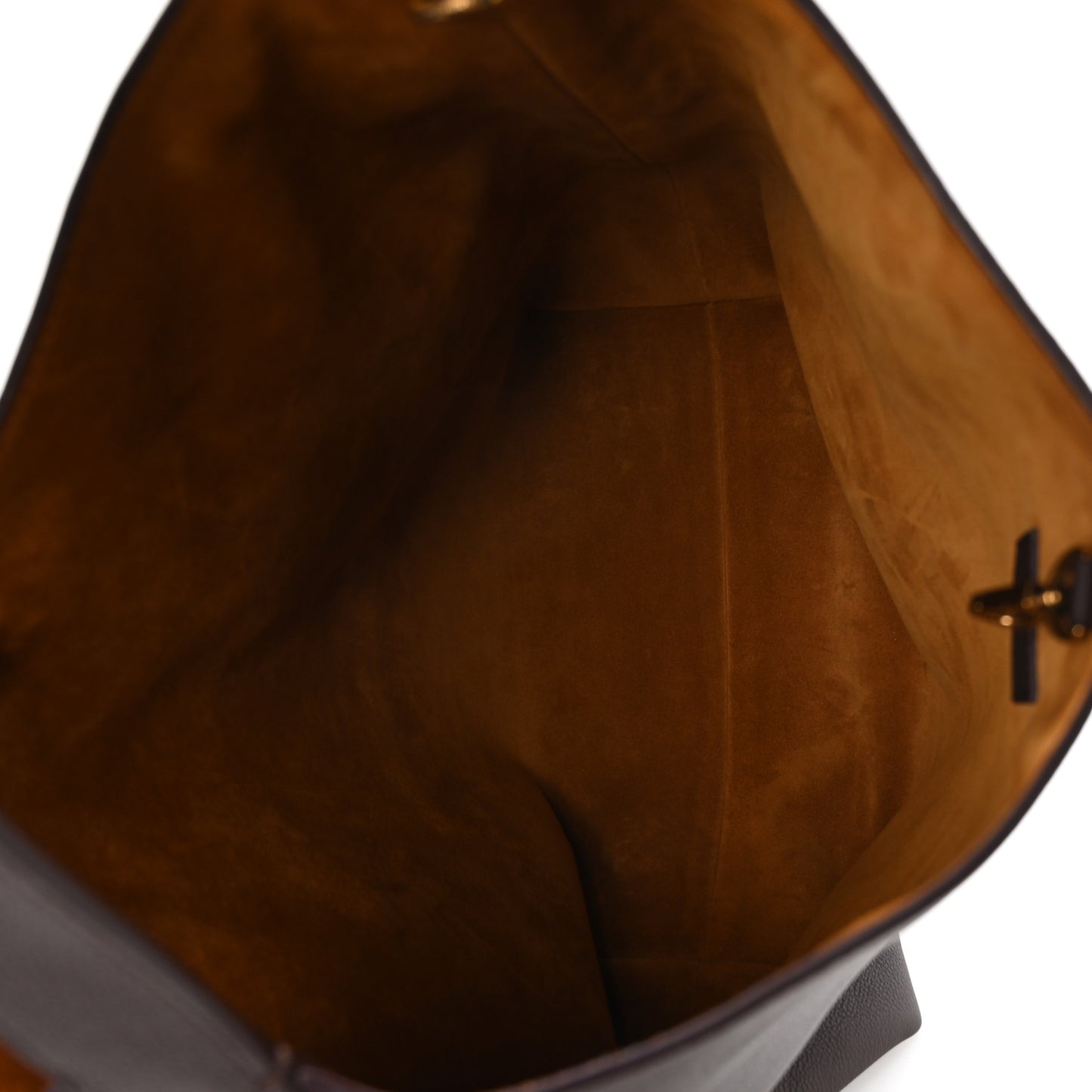 Grained Calfskin Low Key Hobo MM Chocolate