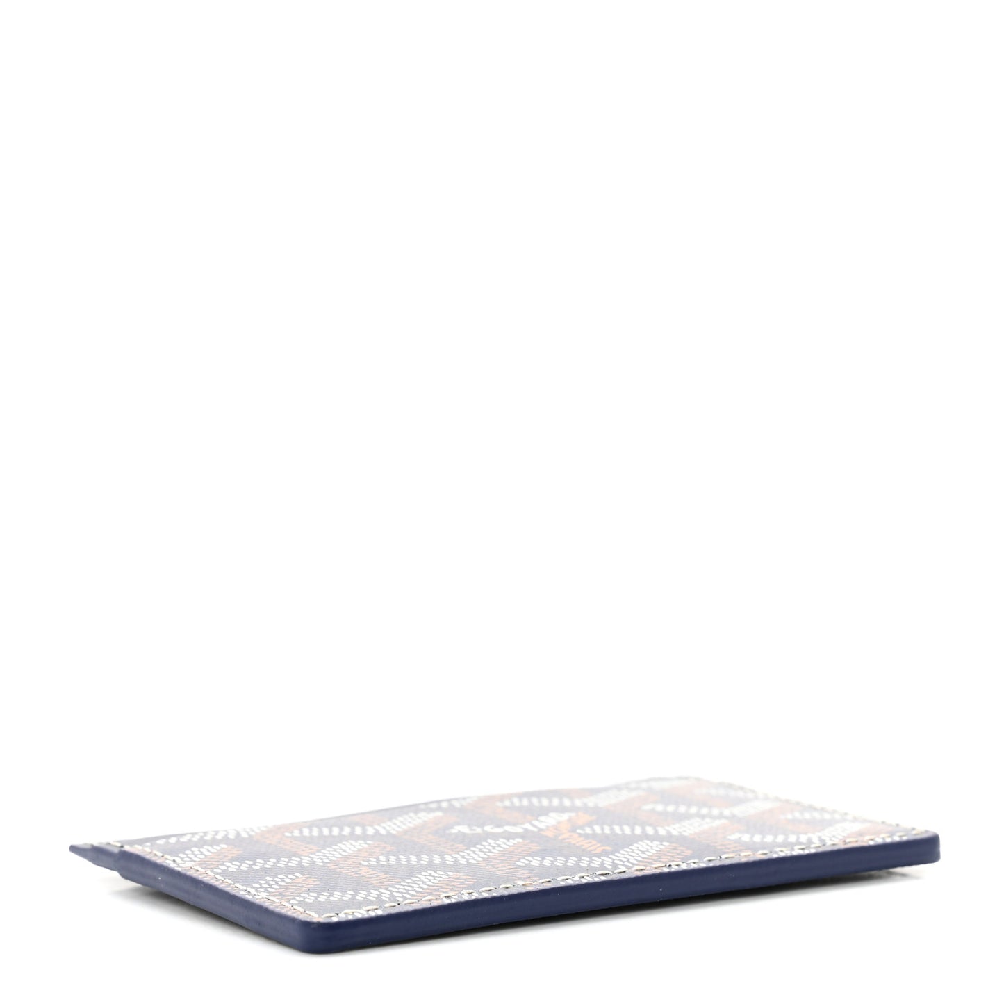 Goyardine Saint Sulpice Card Holder Navy