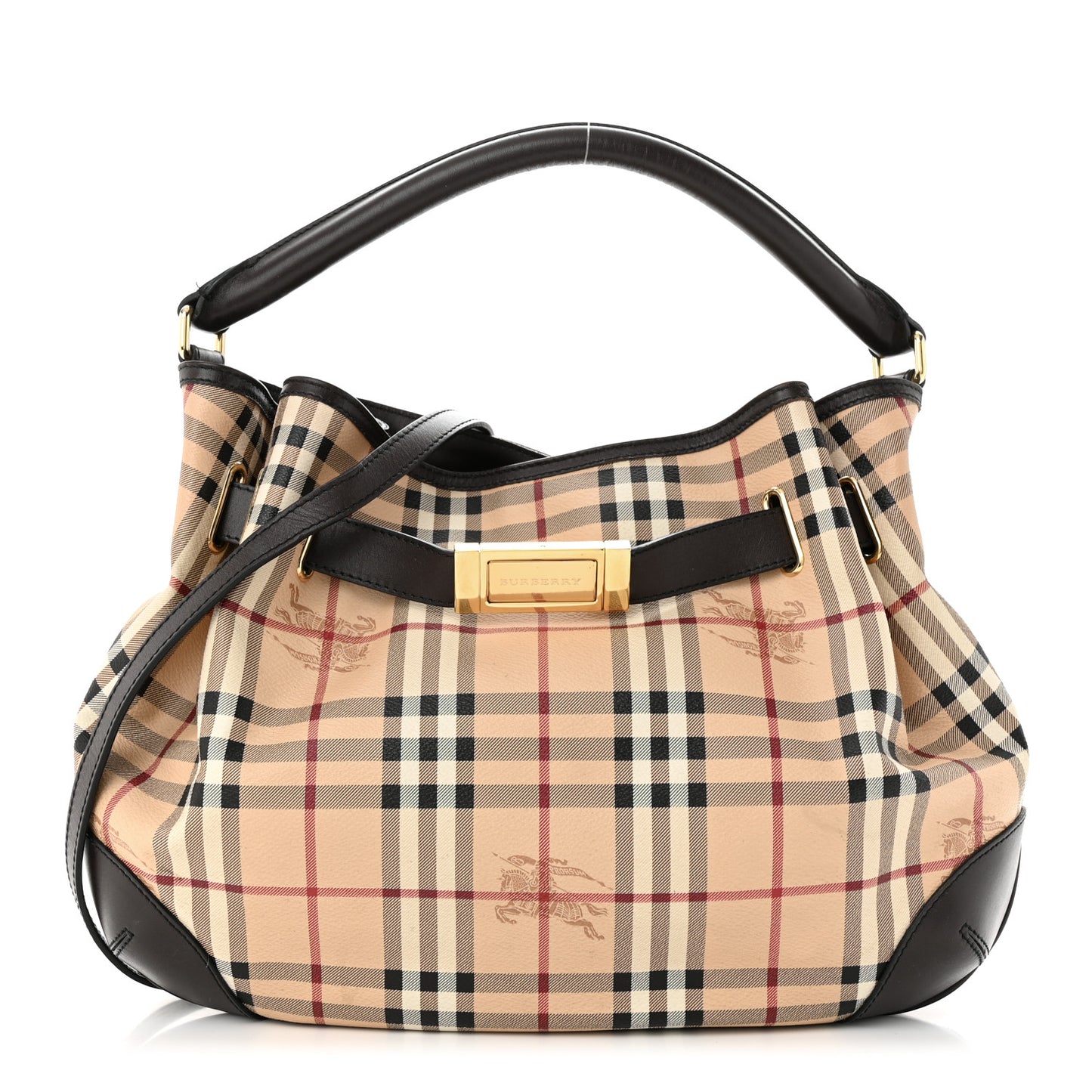 Haymarket Check Medium Willenmore Hobo Chocolate