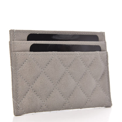 Chanel Caviar Quilted Boy Card Holder Grey 3 of 9