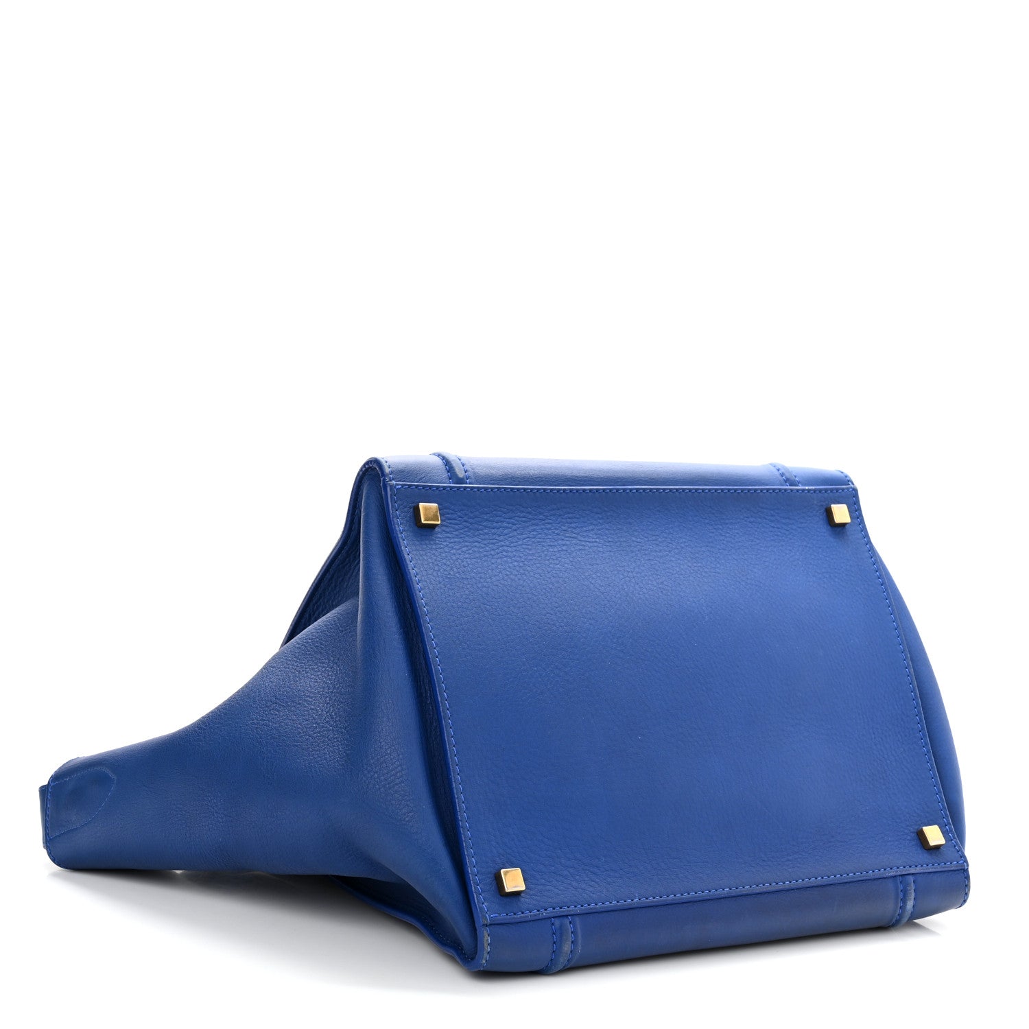 Celine Supple Calfskin Medium Phantom Luggage Royal Blue 4 of 18
