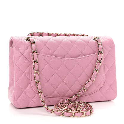 Chanel Caviar Quilted Small Double Flap Pink 2 of 10