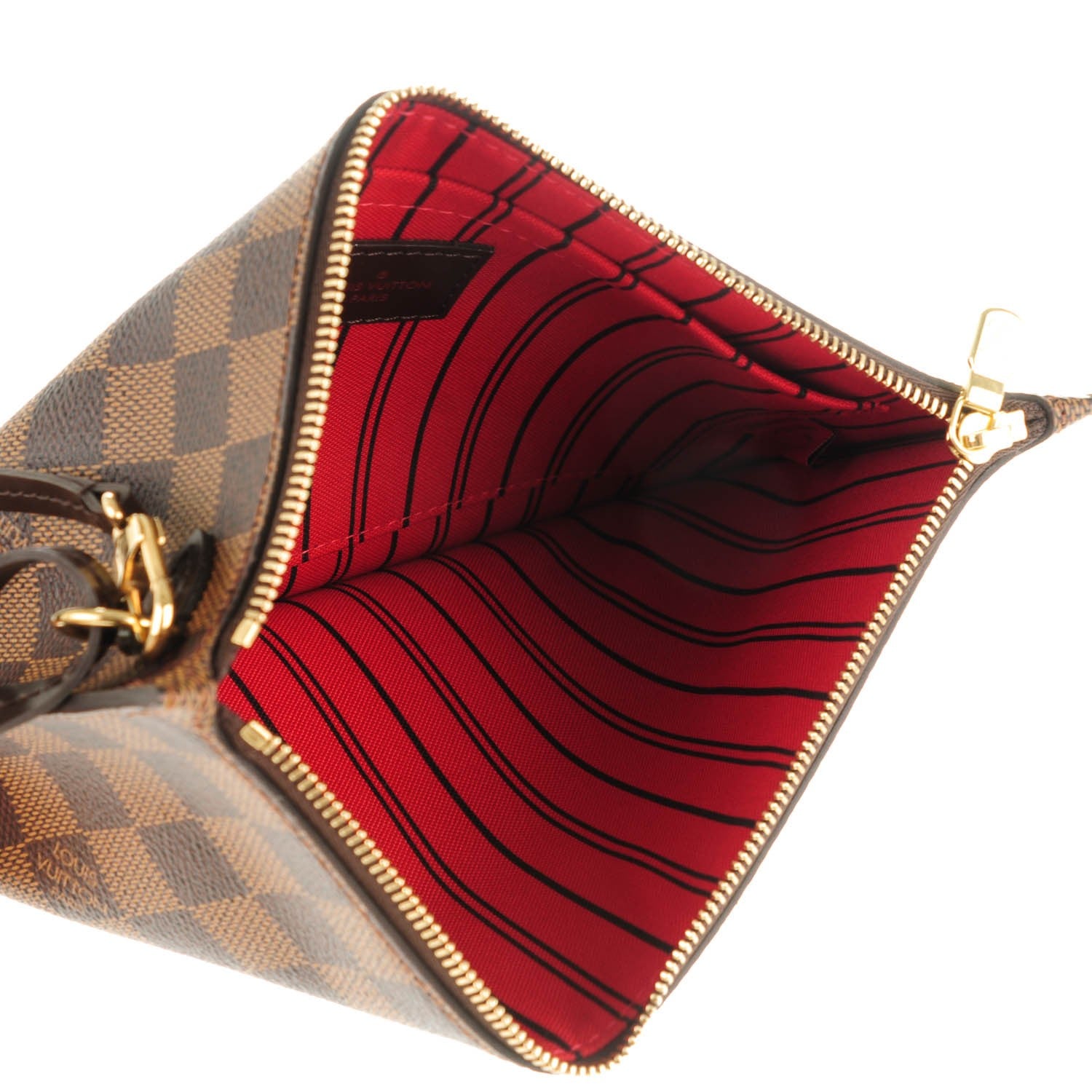 Louis Vuitton Damier Ebene Neverfull MM GM Pochette 5 of 8