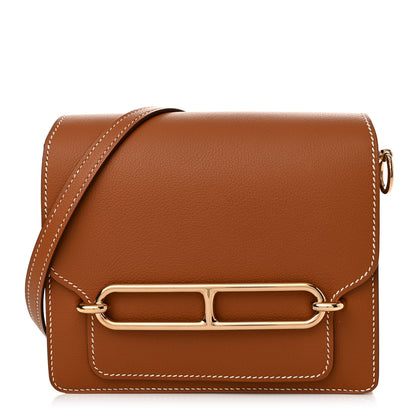 Hermes Evercolor Mini Sac Roulis Gold 1 of 10