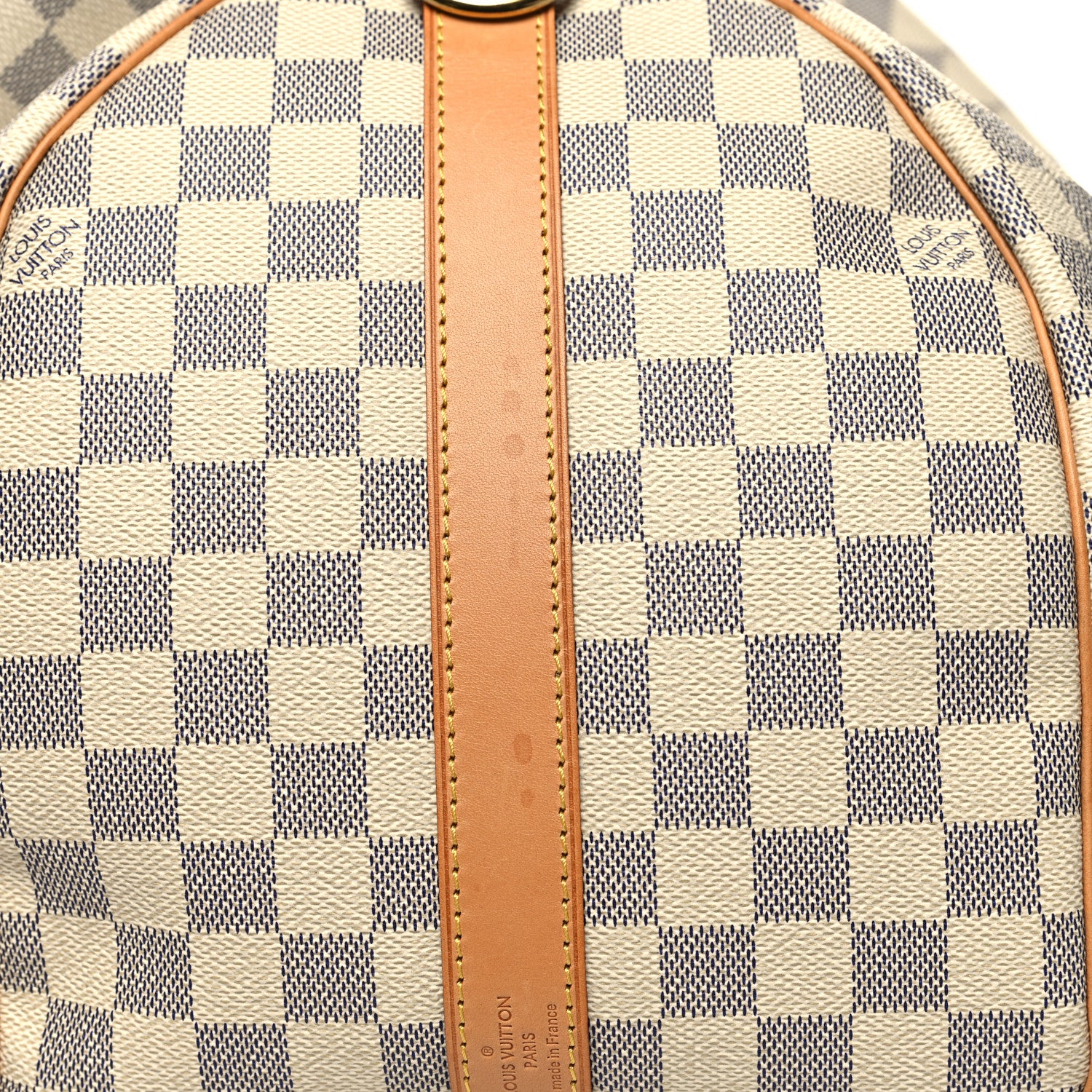 Louis Vuitton Damier Azur Keepall Bandouliere 45 13 of 14