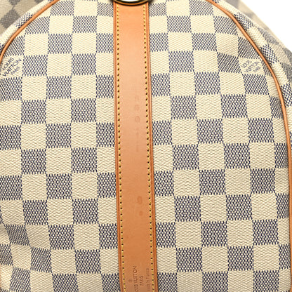 Louis Vuitton Damier Azur Keepall Bandouliere 45 13 of 14