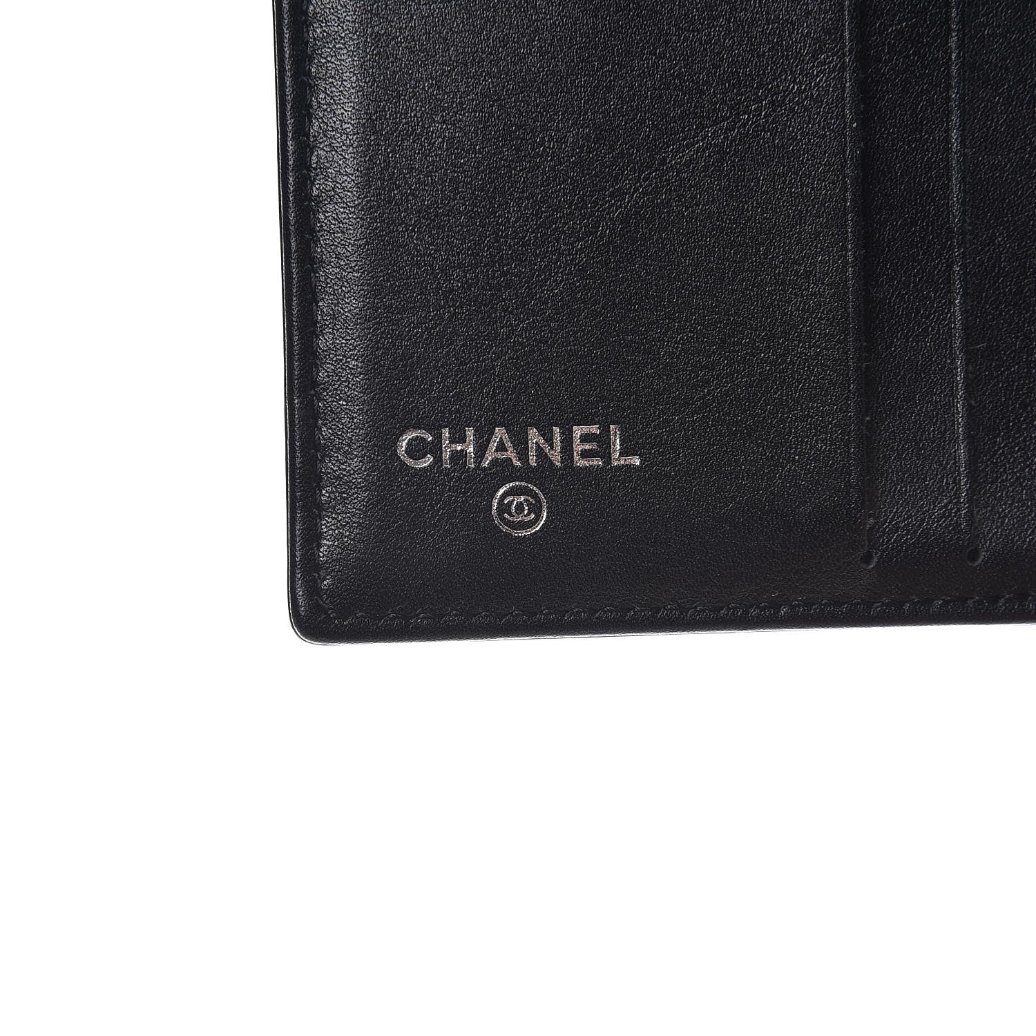 Chanel Patent Embossed Camellia French Wallet Burgundy 6 of 9