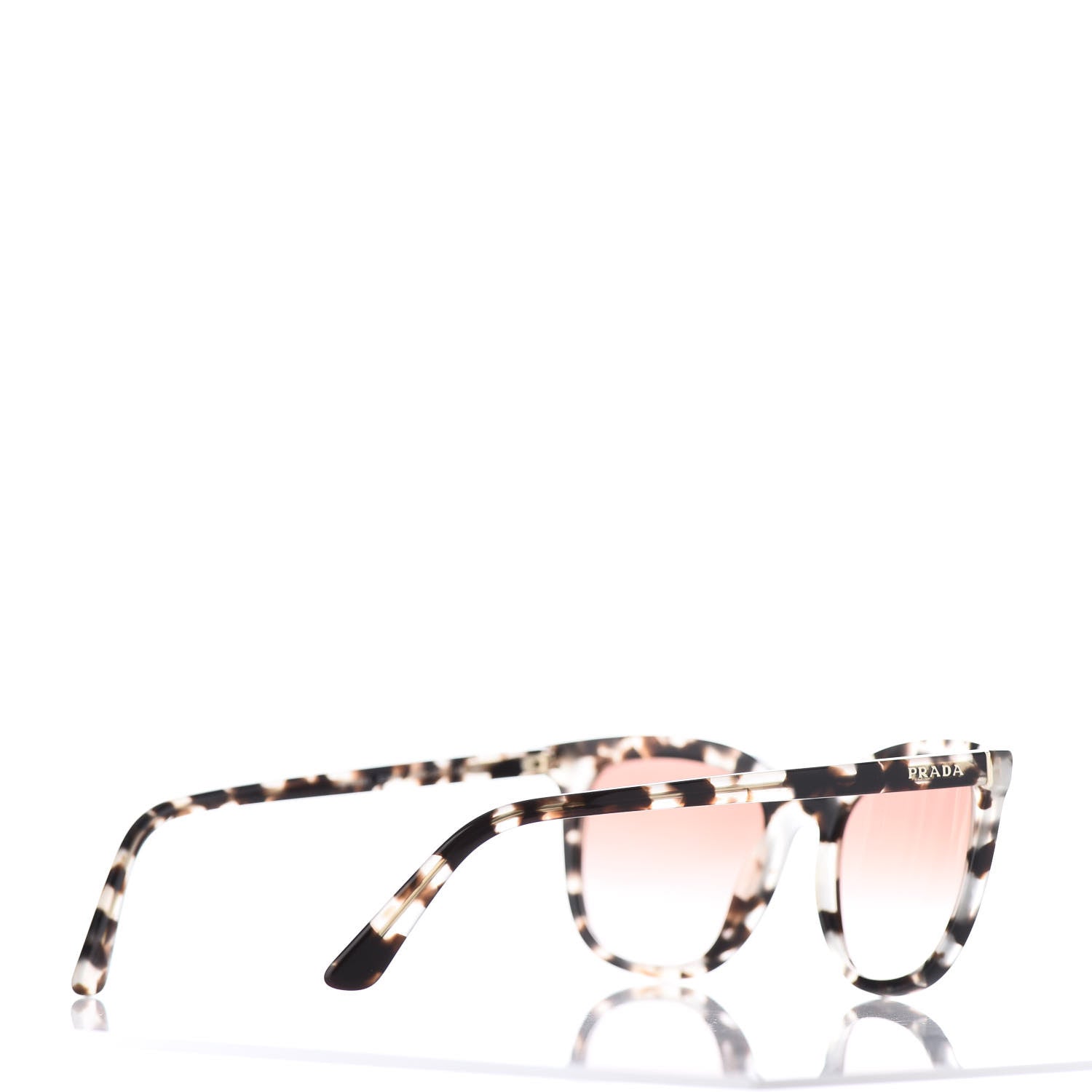 Prada Acetate Pillow Cat Eye Sunglasses SPR 03X Tortoise 4 of 8