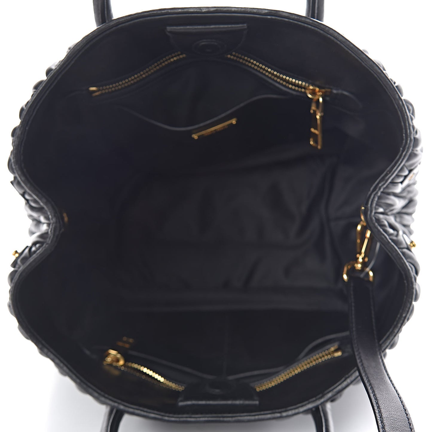 Nappa Matelasse Tote Black