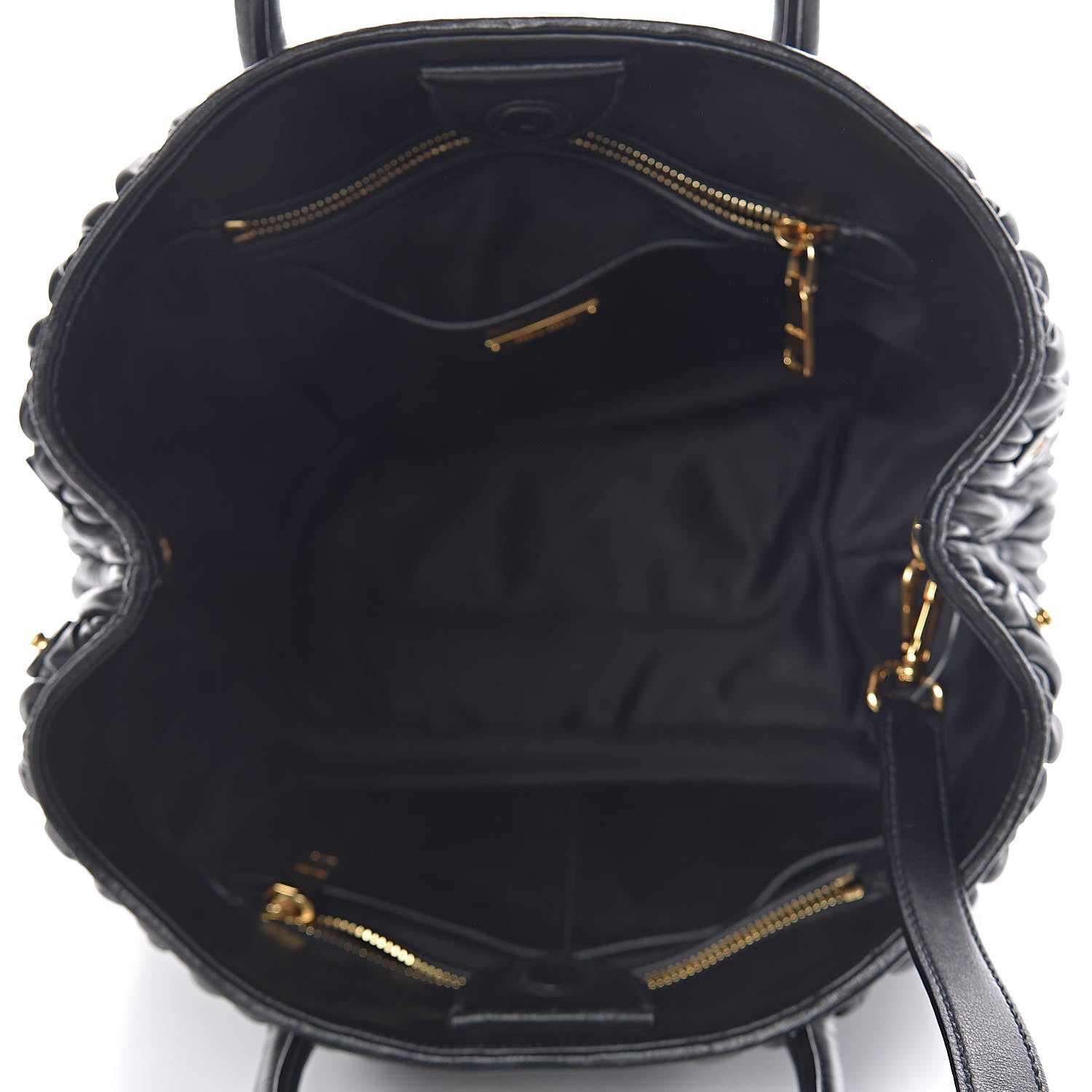 Miu Miu Nappa Matelasse Tote Black 5 of 9
