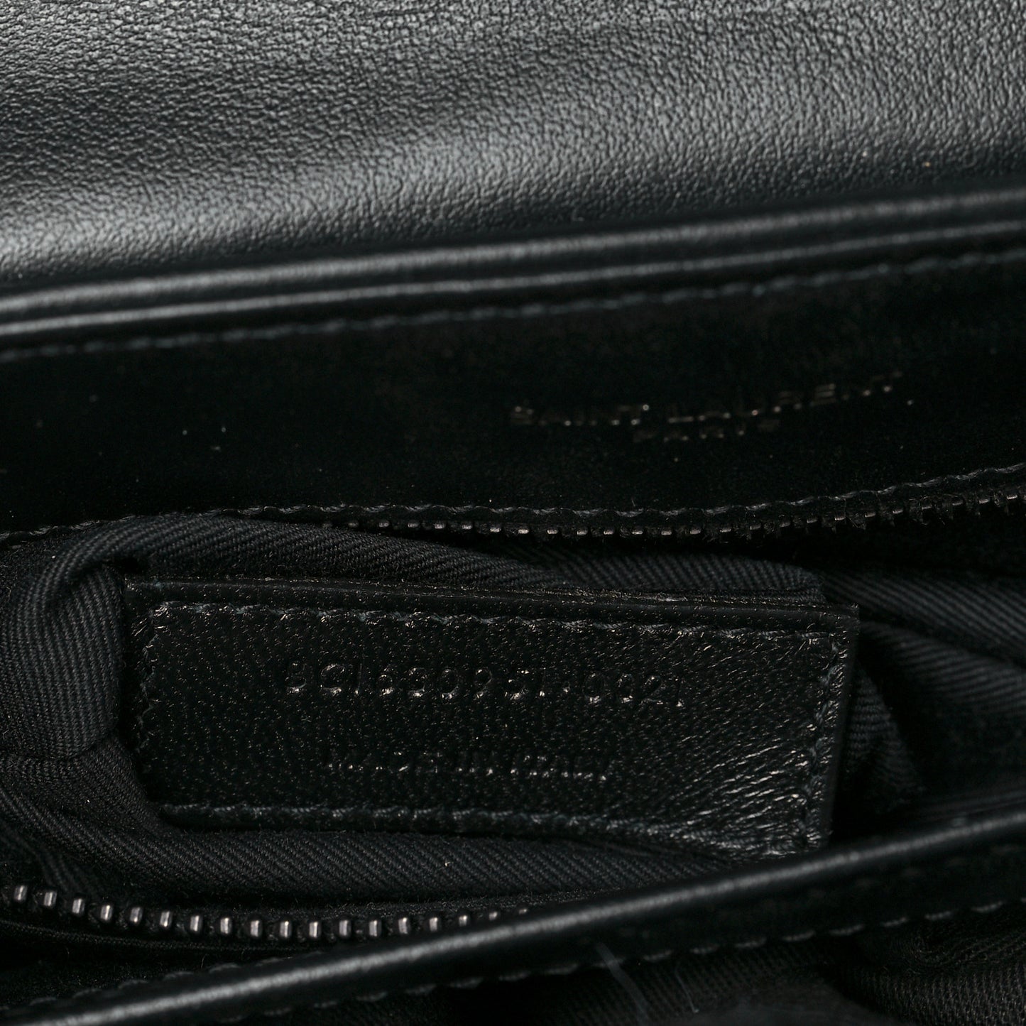 Calfskin Y Quilted Monogram Toy Loulou Crossbody Bag Black
