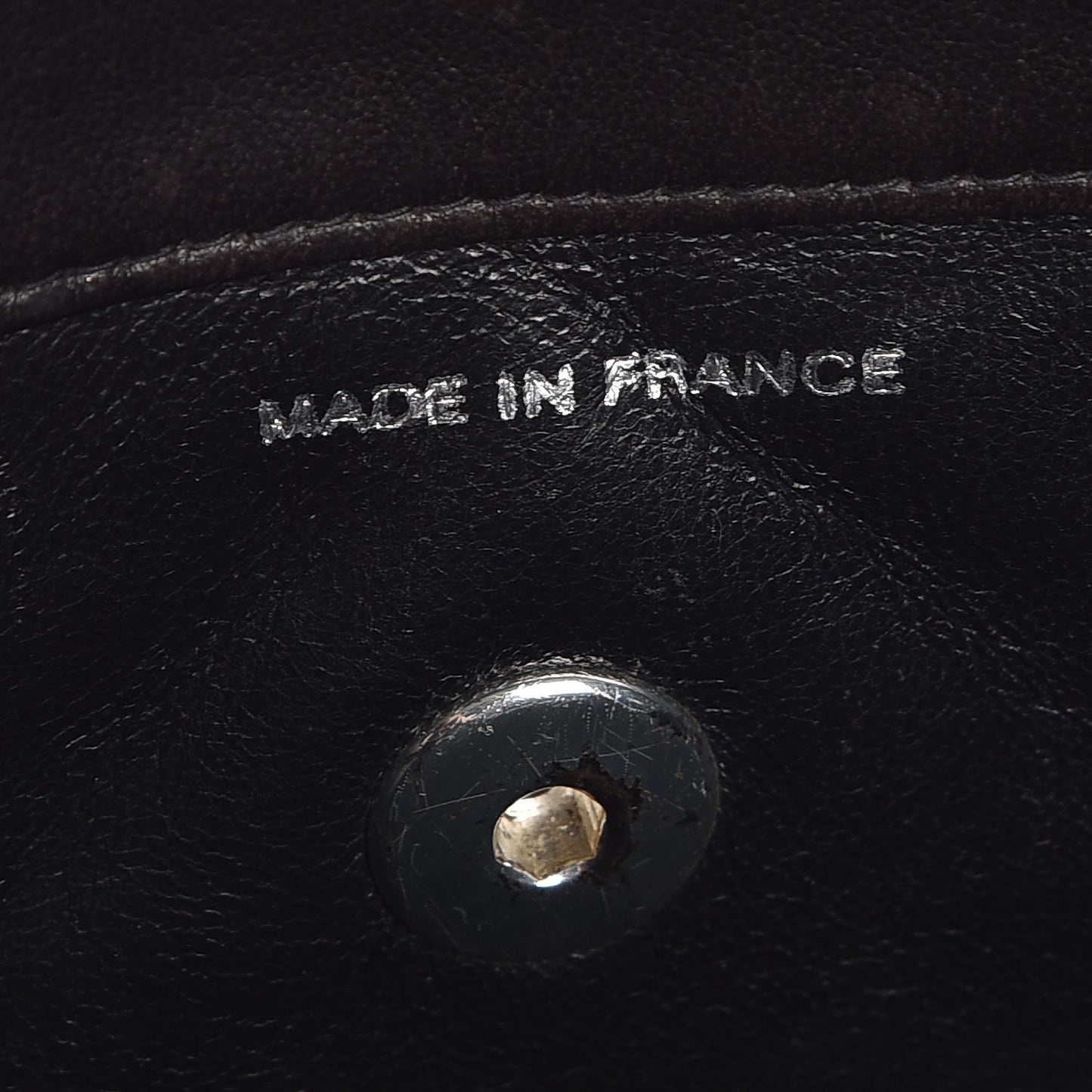Lambskin Quilted Flap Shoulder Bag Black