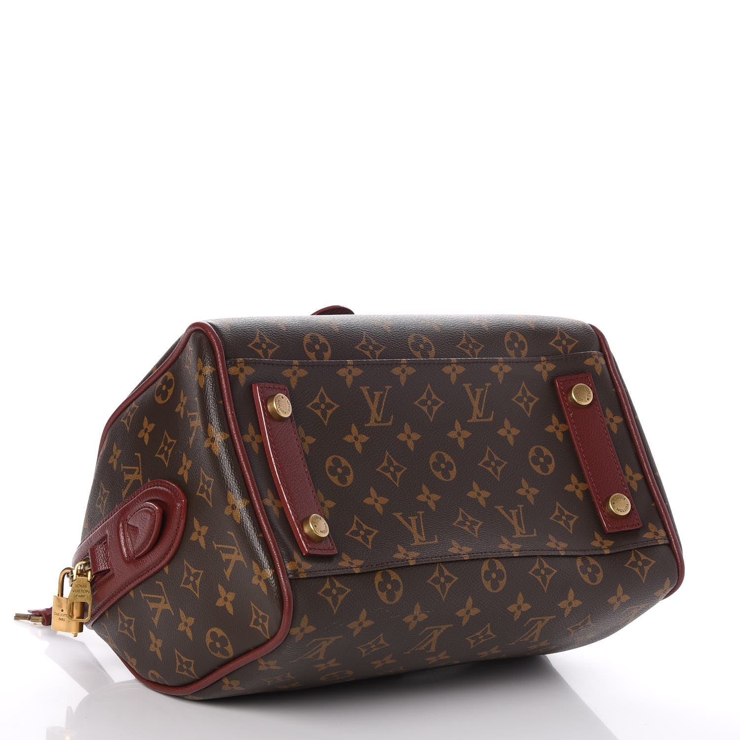 Louis Vuitton Monogram Golden Arrow Speedy Burgundy 4 of 7