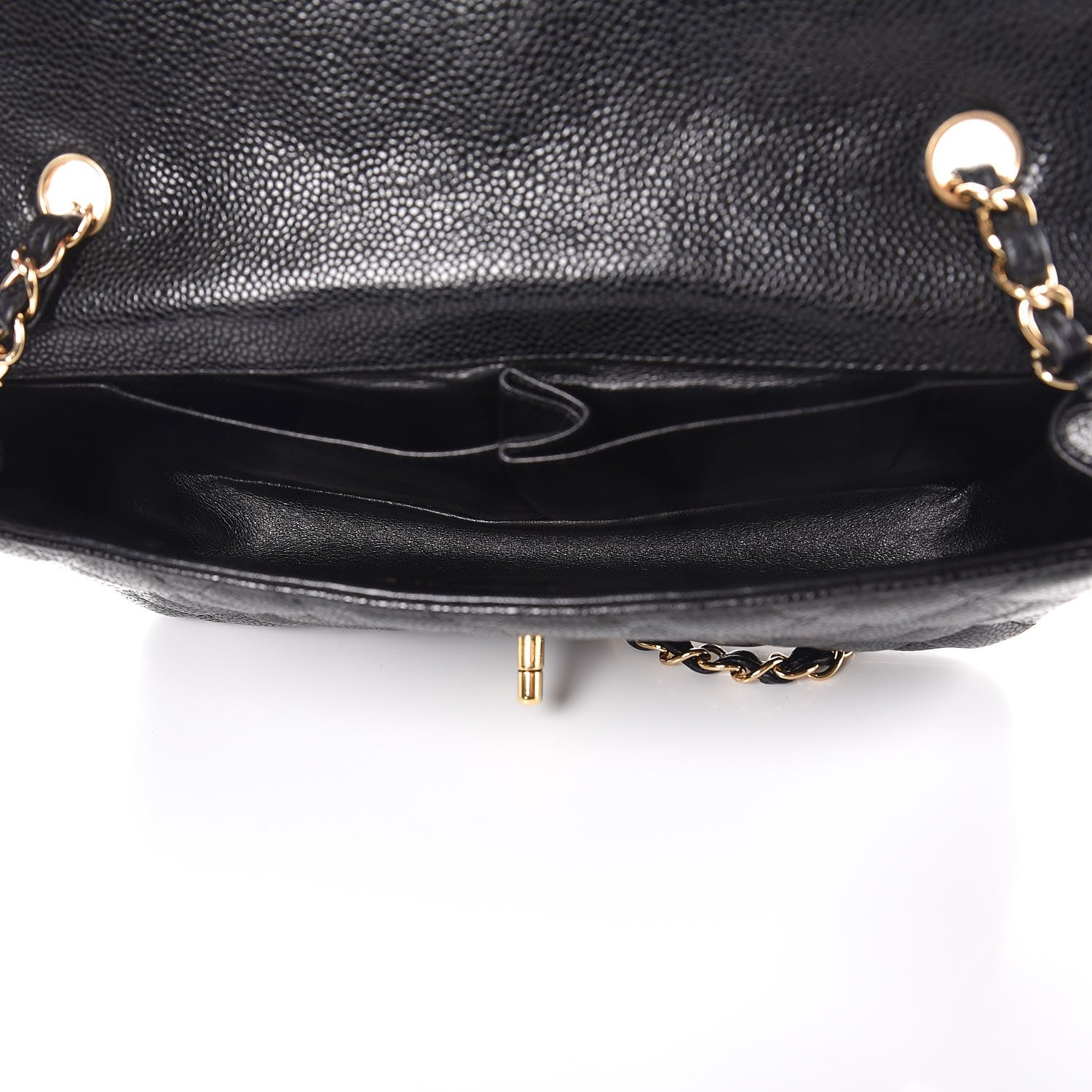 Chanel Caviar Quilted East West Flap Black 5 of 7