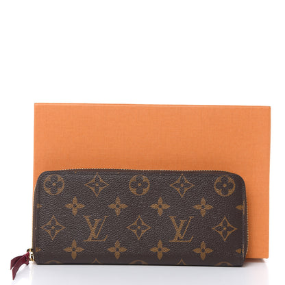 Louis Vuitton Monogram Clemence Wallet Fuchsia 9 of 9