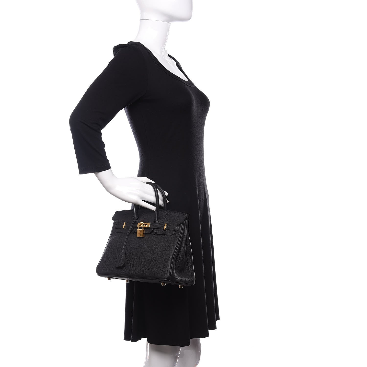 Hermes Togo Birkin 25 Black 2 of 11