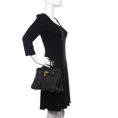 Hermes Togo Birkin 25 Black 2 of 11
