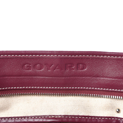 Goyard Goyardine Marquises Tote Burgundy 9 of 14