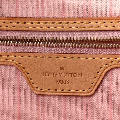 Louis Vuitton Damier Azur Neo Neverfull GM Rose Ballerine 7 of 11