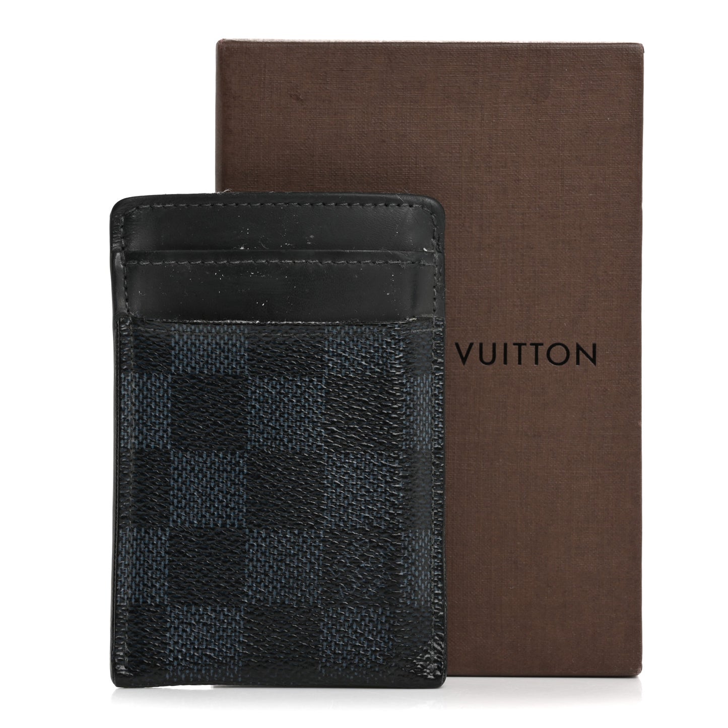 Damier Graphite Pince Card Holder Bill Clip