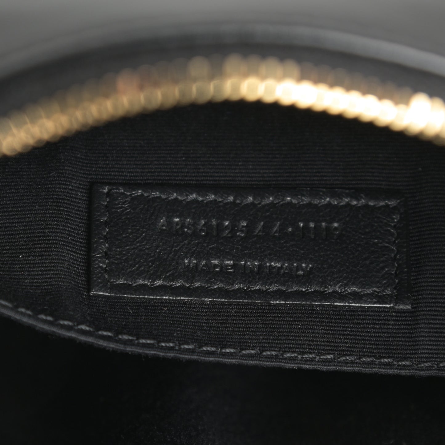 Calfskin Matelasse Monogram Lou Camera Bag Black