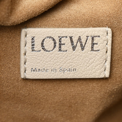 Loewe Mellow Nappa Medium Donut Chain Flamenco Knot Clutch Sea Salt 6 of 11