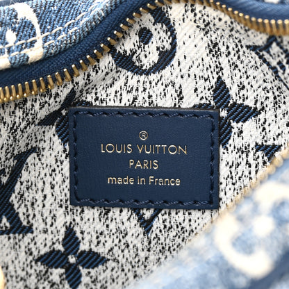 Louis Vuitton Monogram Jacquard Denim Loop Bleu 6 of 11
