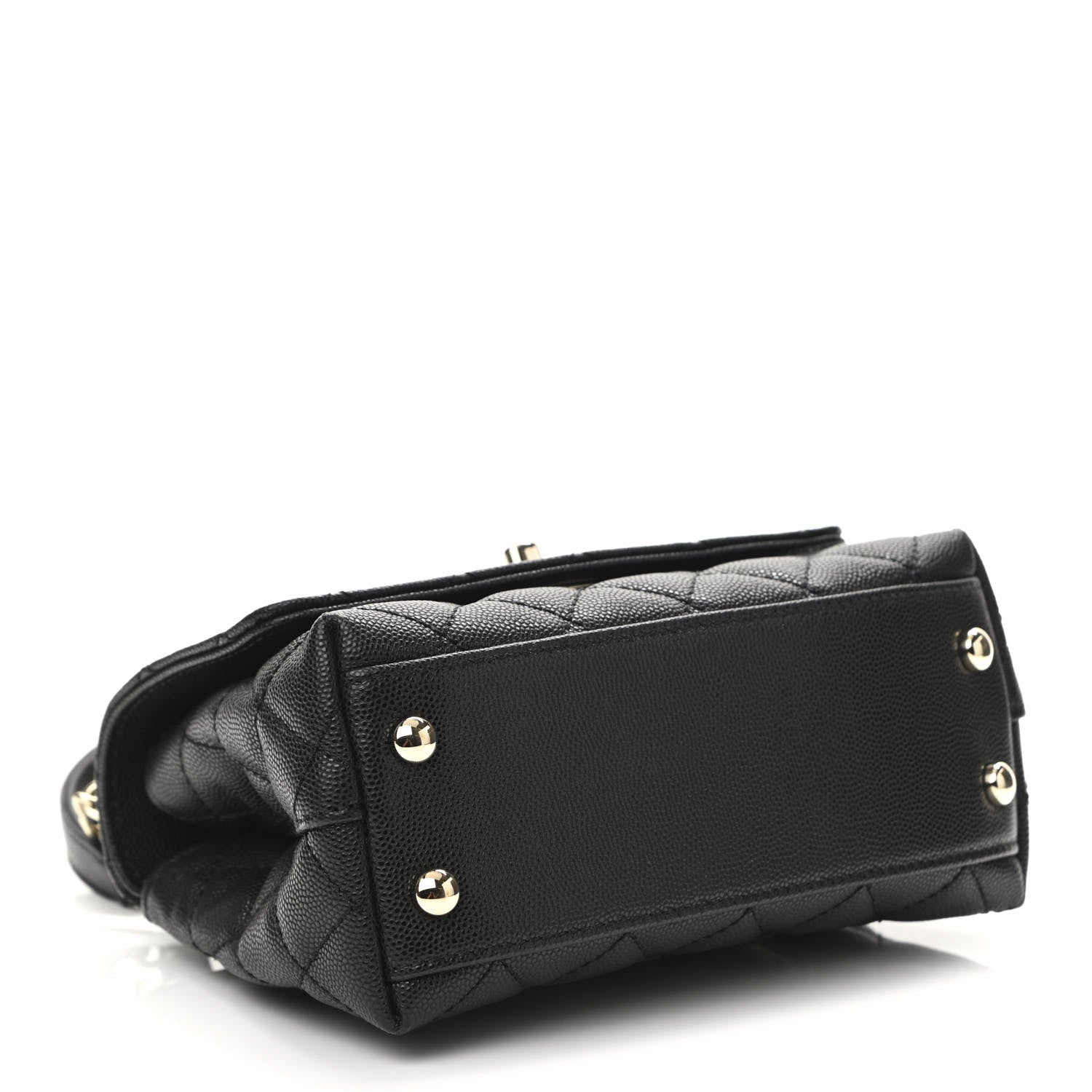 Chanel Caviar Quilted Extra Mini Coco Handle Flap Black 4 of 11