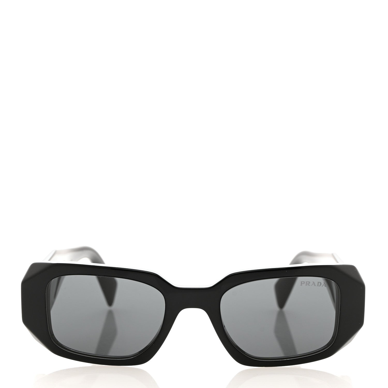 Prada Acetate Symbole Sunglasses SPR 17W Black 2 of 7