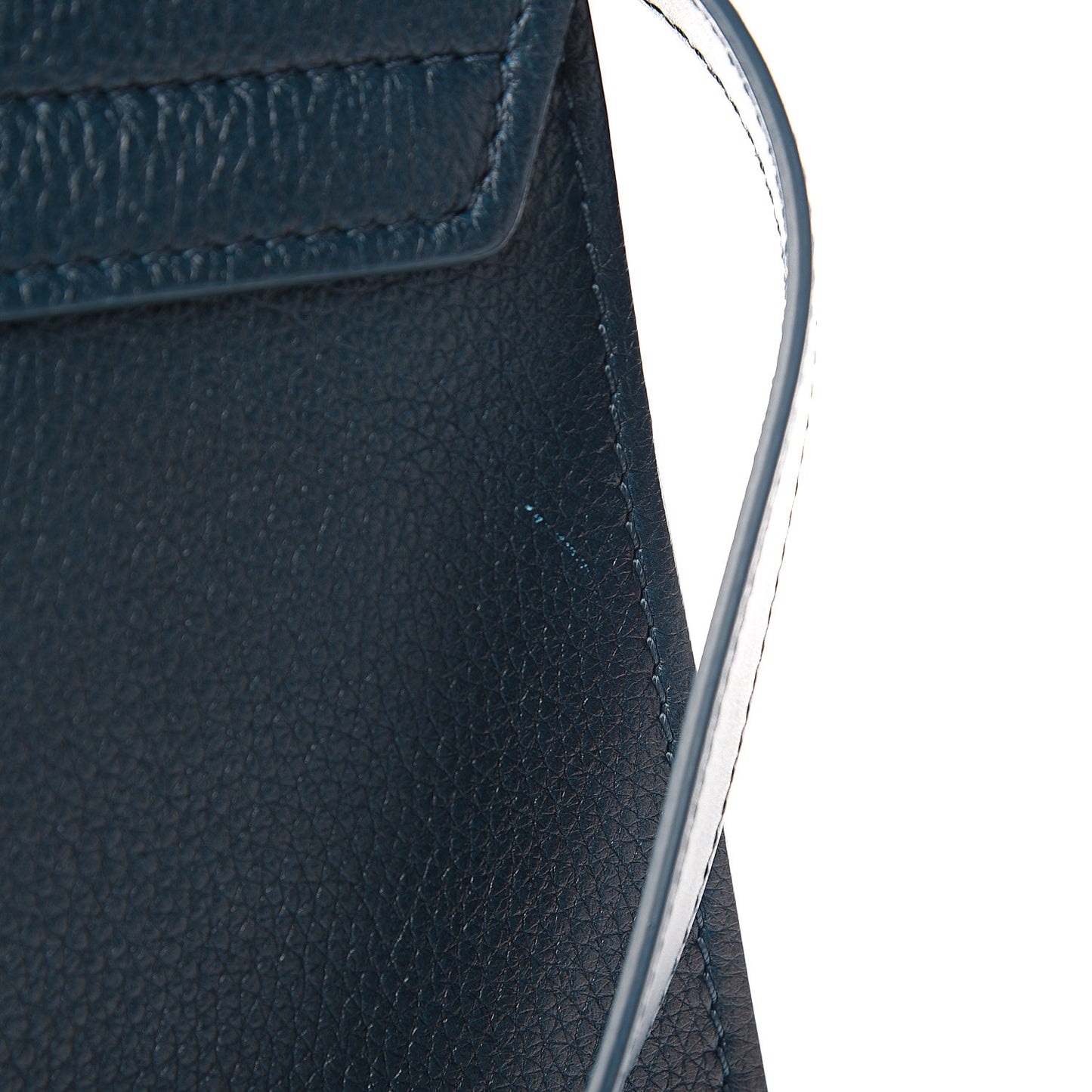Grained Calfskin Medium Aby Day Shoulder Bag Navy Ink