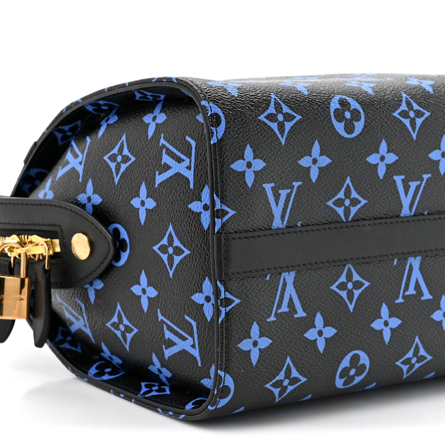 Colored Monogram Speedy Amazon PM Blue Black