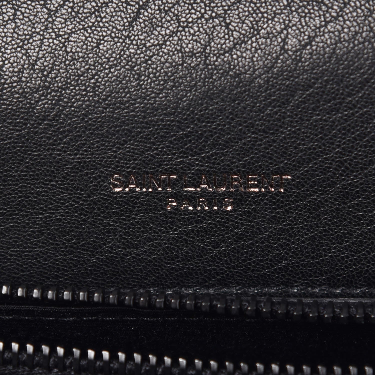 Saint Laurent Sheepskin Matelasse Chevron Monogram Medium College Bag Black 6 of 7