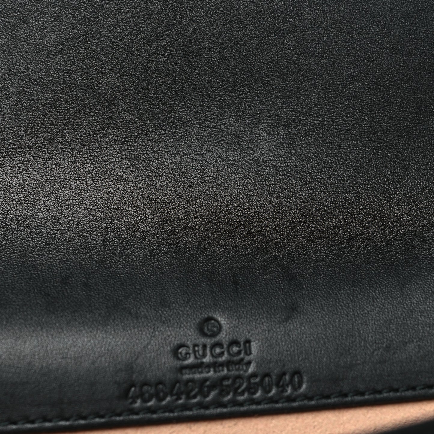 Calfskin Matelasse GG Marmont Mini Bag Black