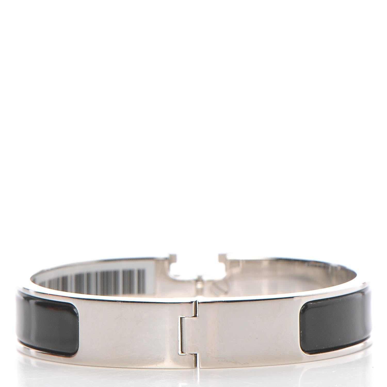 Hermes Enamel Narrow Clic Clac H Bracelet PM Black 3 of 5