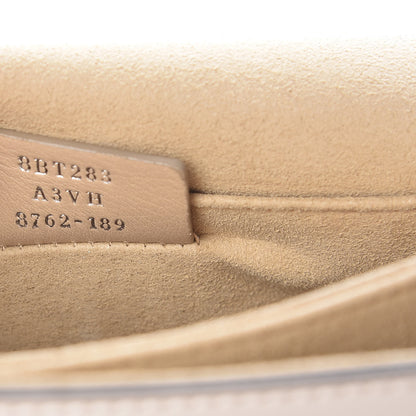 Fendi Vitello Elaphe Lace Up Bow Kan I Shoulder Bag Camelia Bois de Rose 9 of 9