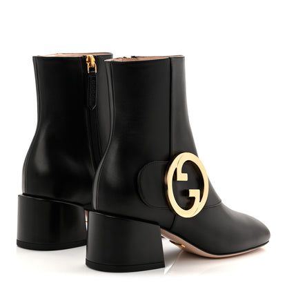 Gucci Malaga Kid GG Blondie 55mm Ankle Boots 35 Black 5 of 10