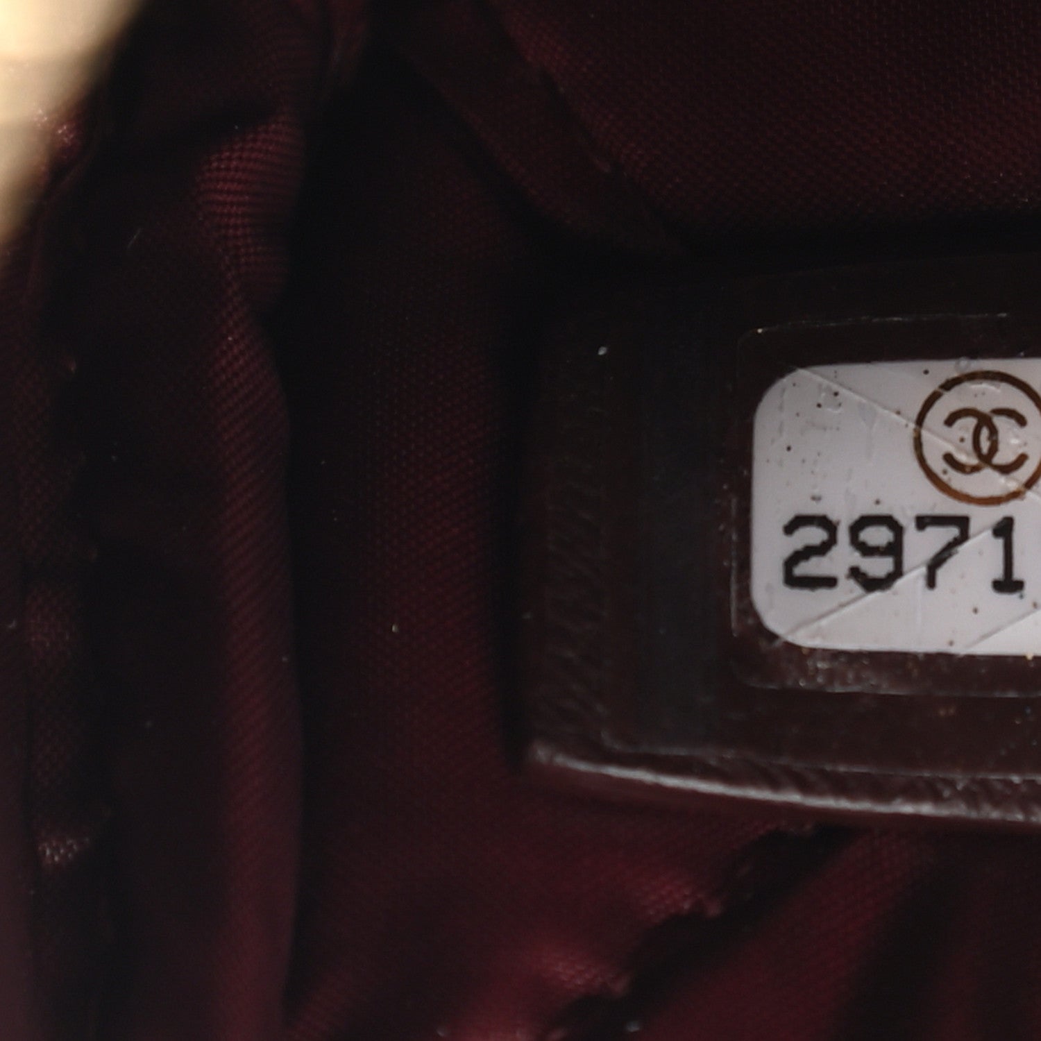 Chanel Lambskin Quilted Small Curvy Pouch Cosmetic Case Black 7 of 7