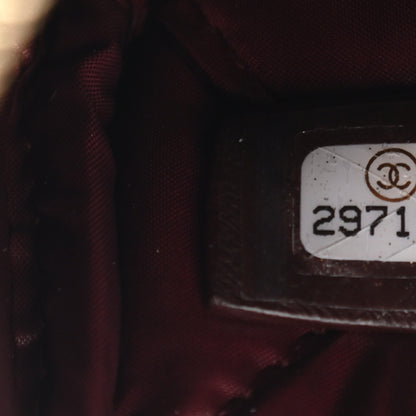 Chanel Lambskin Quilted Small Curvy Pouch Cosmetic Case Black 7 of 7