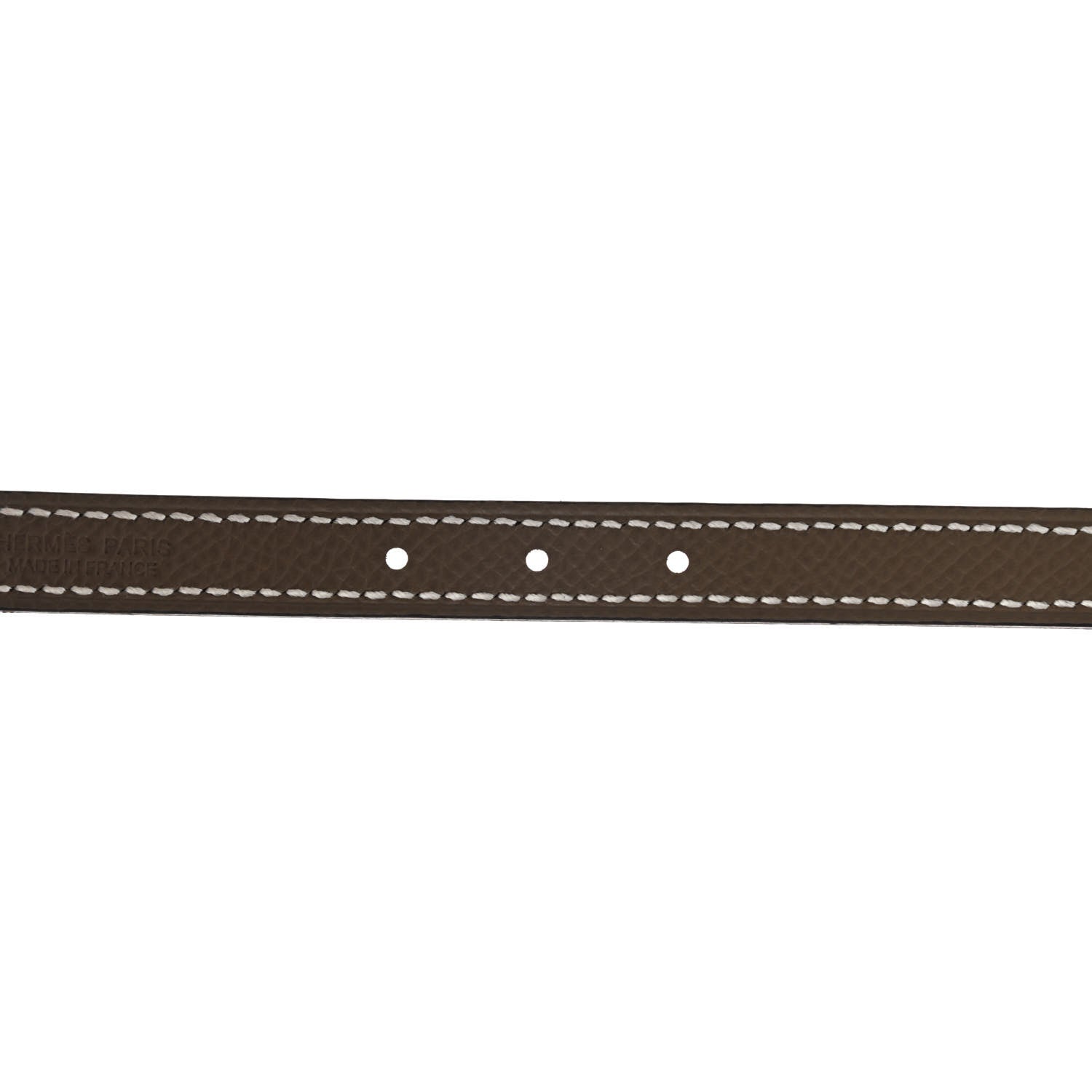 Hermes Swift Epsom Carrousel 13mm Belt 75 Black Etoupe 4 of 5